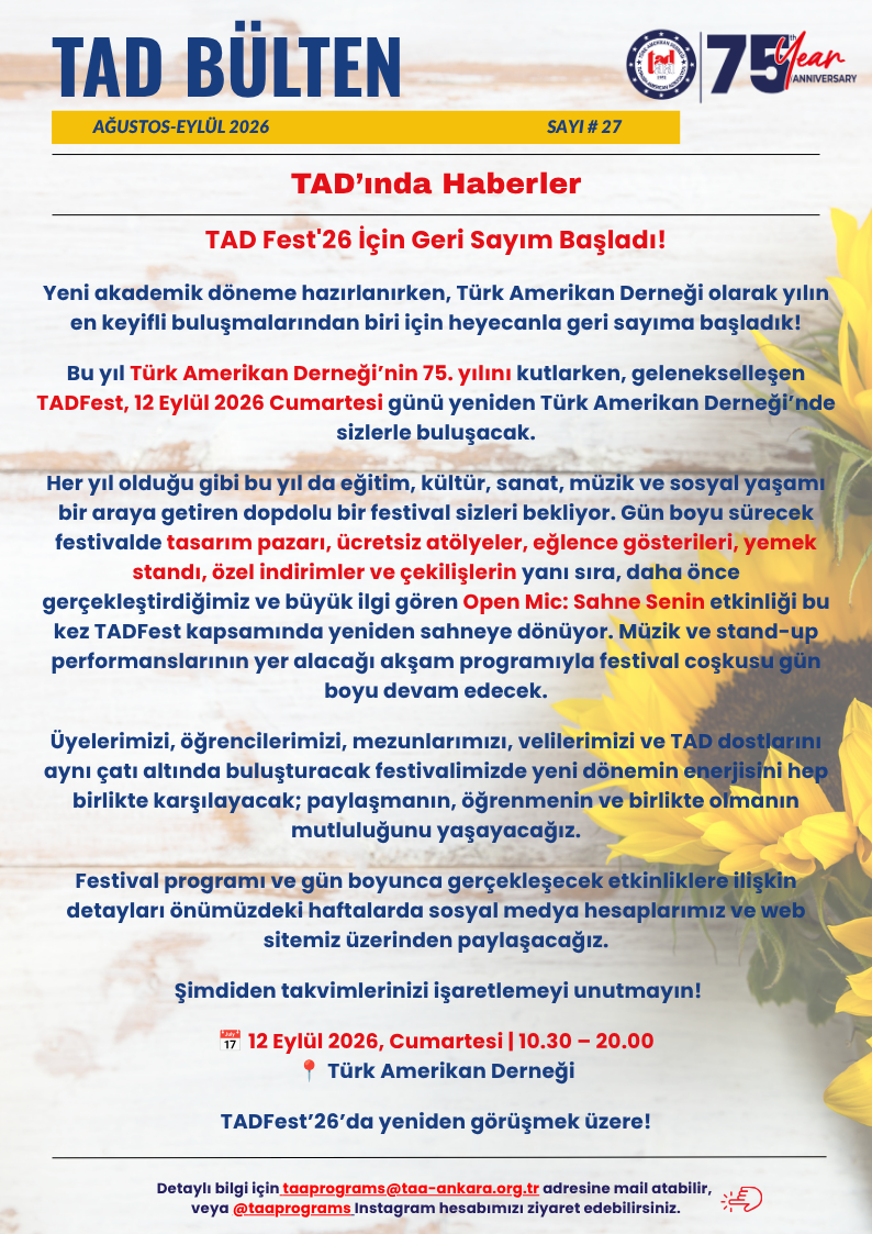 1-AĞUSTOS HABERLER